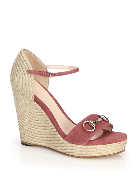 gucci espadrille ebay|gucci espadrilles wedges pink.